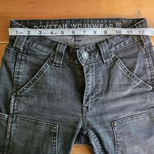 Dovetail Workwear Maven Slim Heathered Black Denim 00/32